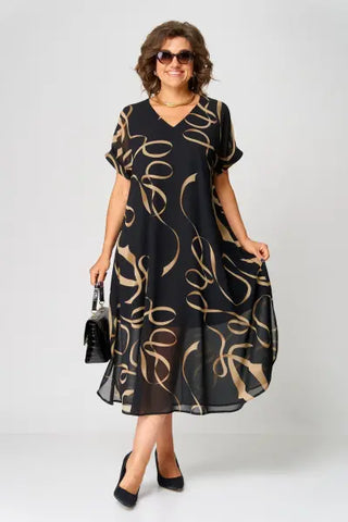 Cosy elegant everyday dress for women | Pauline -3