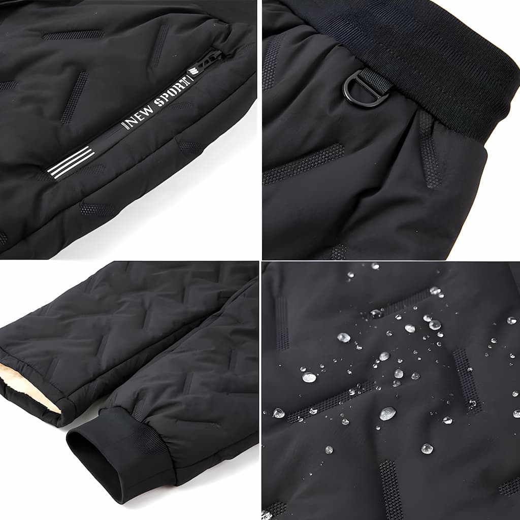Water-resistant thermal jogger trousers for women | Leila Nord -5