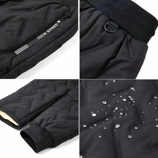 Water-resistant thermal jogger trousers for women | Leila Nord -5