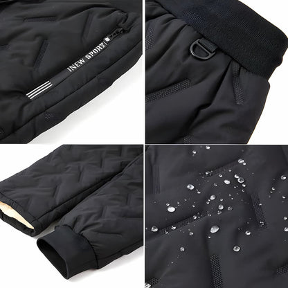Water-resistant thermal jogger trousers for women | Leila Nord -5