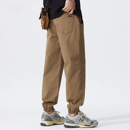 Classic organic-cotton drawstring everyday joggers for men | Greencore -3