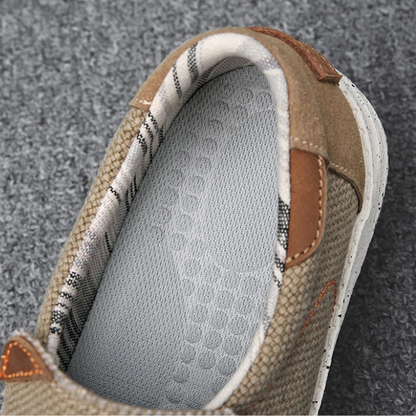 Classic canvas slip-on everyday shoes for men | Dockstone -7