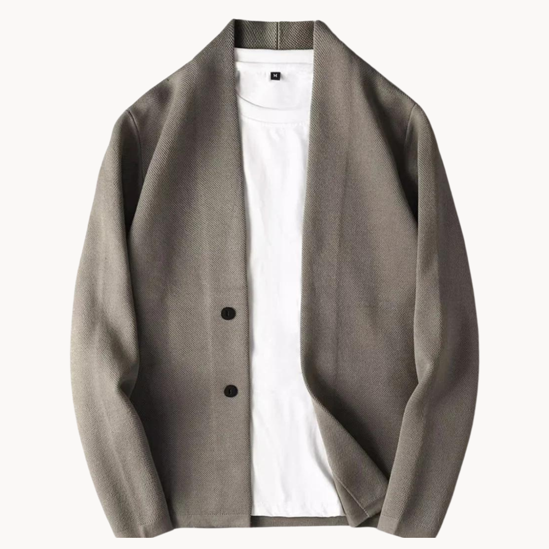 Classic knitted everyday button cardigan for men | Belmont -1