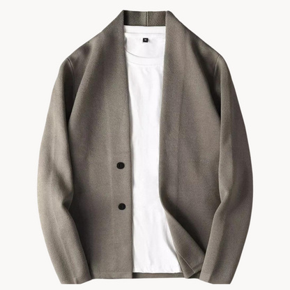 Classic knitted everyday button cardigan for men | Belmont -1