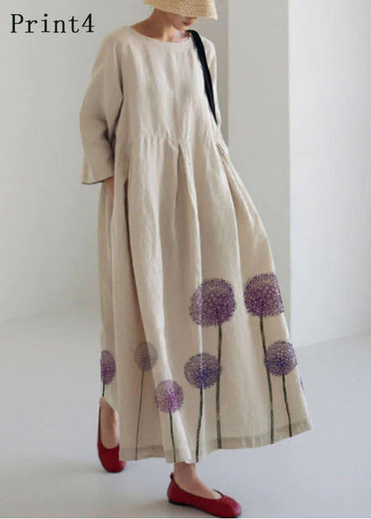 Apricot Patchwork Pocket Spring Dress for Women | Marielle