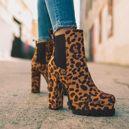 Virella | Women's Platform Block Heel Ankle Boots