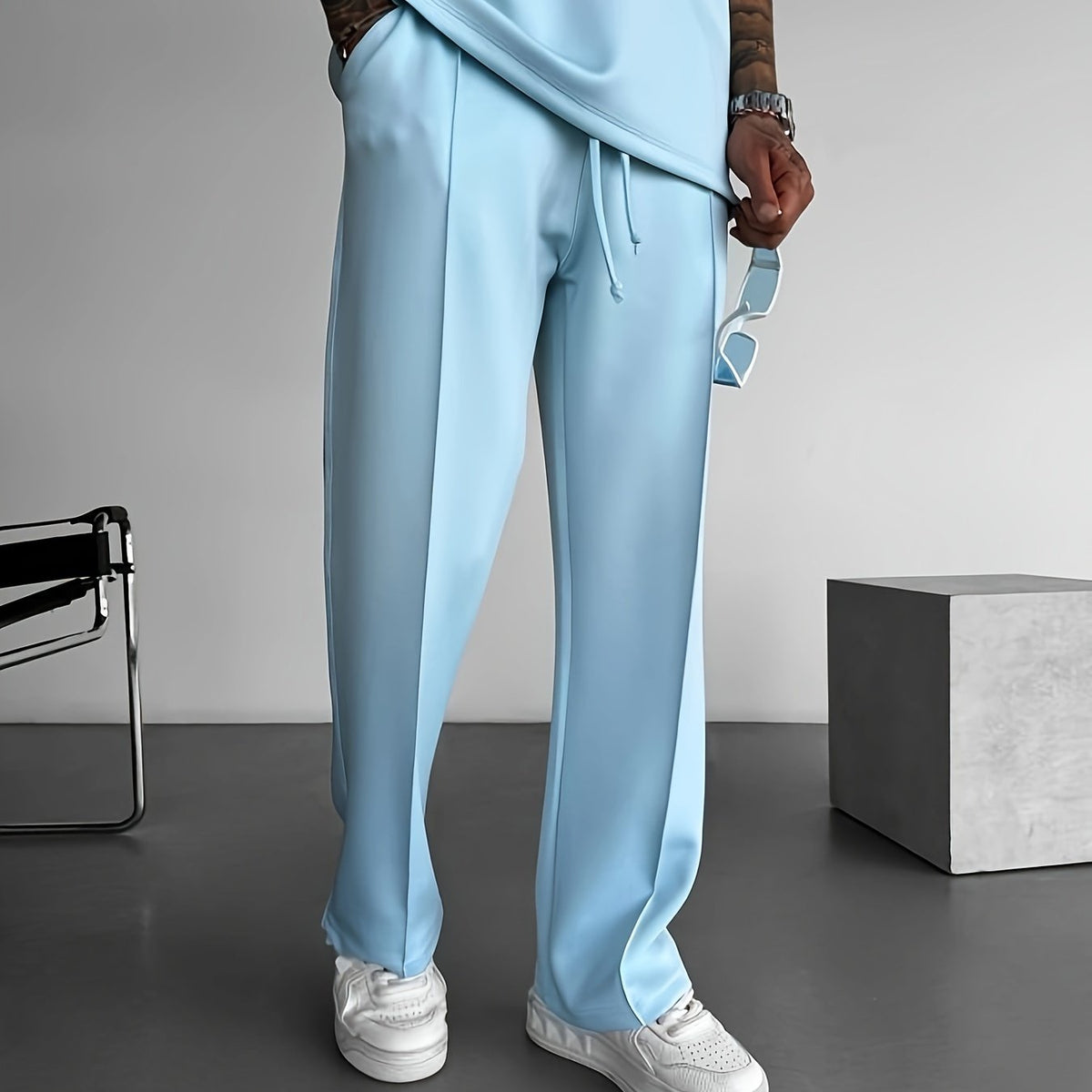 Smart pleated tailored everyday trousers for men | Ellison -22