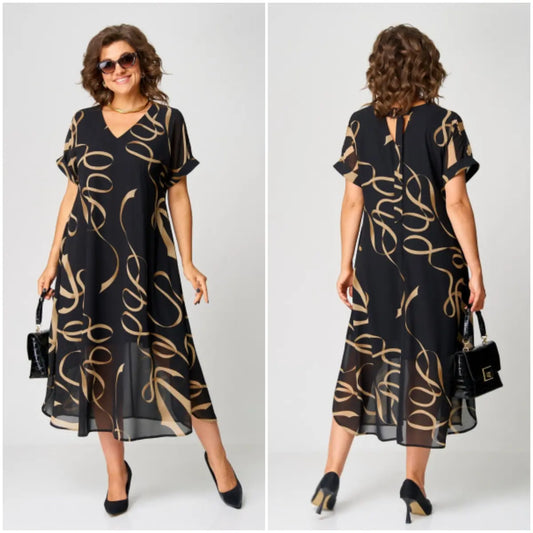 Cosy elegant everyday dress for women | Pauline -1