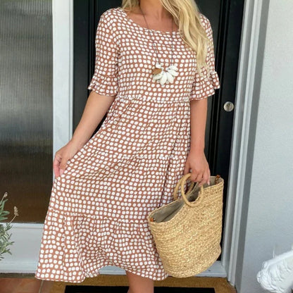 Marielle | Women's Polka Dot Midi Dress