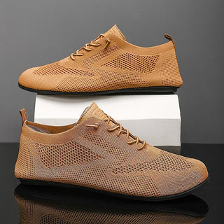 Mesh knit slip-on stretch everyday trainers for men | Airknit -18