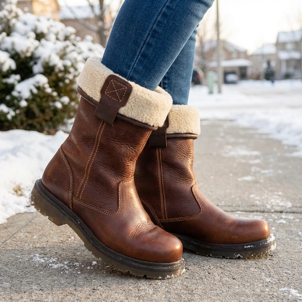 Cosy fur-lined everyday winter boots for women | Valerie -4