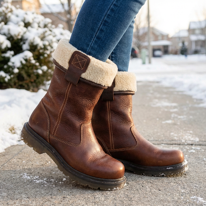 Cosy fur-lined everyday winter boots for women | Valerie -4