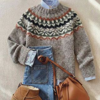 Rosy | Women's Vintage Nordic Heritage Sweater