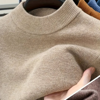 Dorian | Men's Mock Neck Slim Fit Knit Sweater