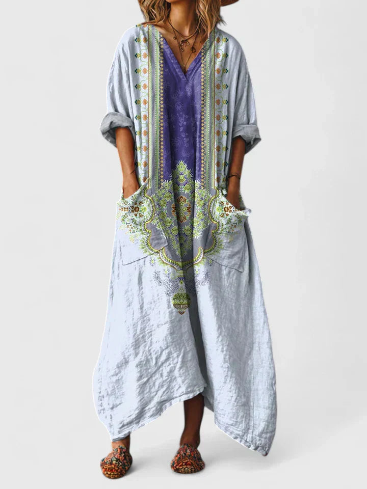 Elegant everyday relaxed dress for women | Mariana -6