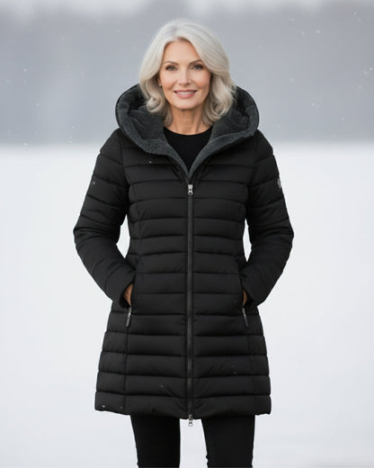 Warm puffer winter coat for women | Olivia -6