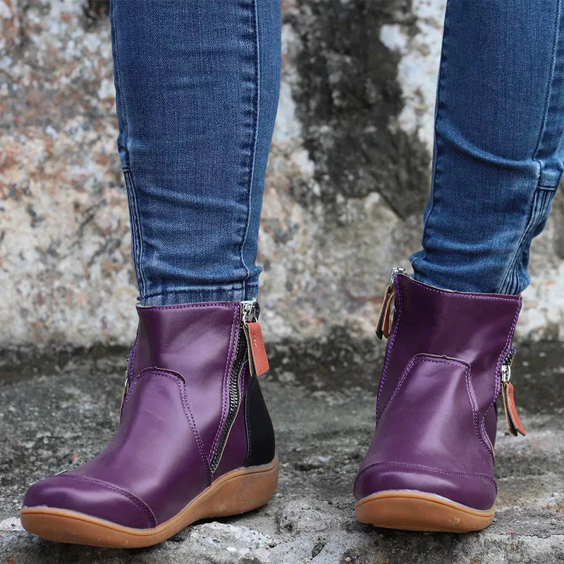 Marisenne | Women's Waterproof Orthopedic Zip Boot