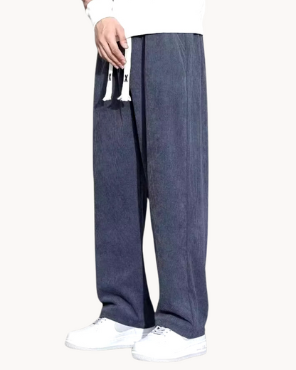 Classic relaxed corduroy casual trousers for men | Cord -2