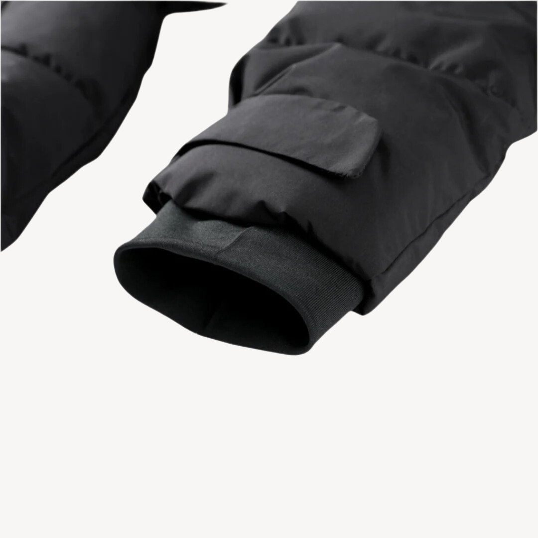 Belted insulated everyday puffer jacket for women | Aria Frost -6