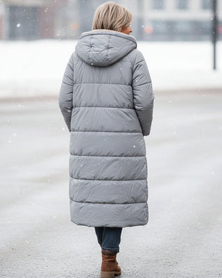 Cosy sherpa hooded winter coat for women | Eleanor -18