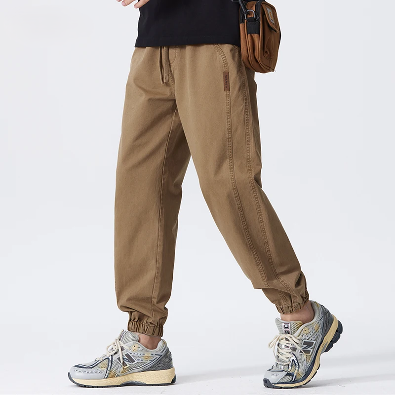 Classic organic-cotton drawstring everyday joggers for men | Greencore -2