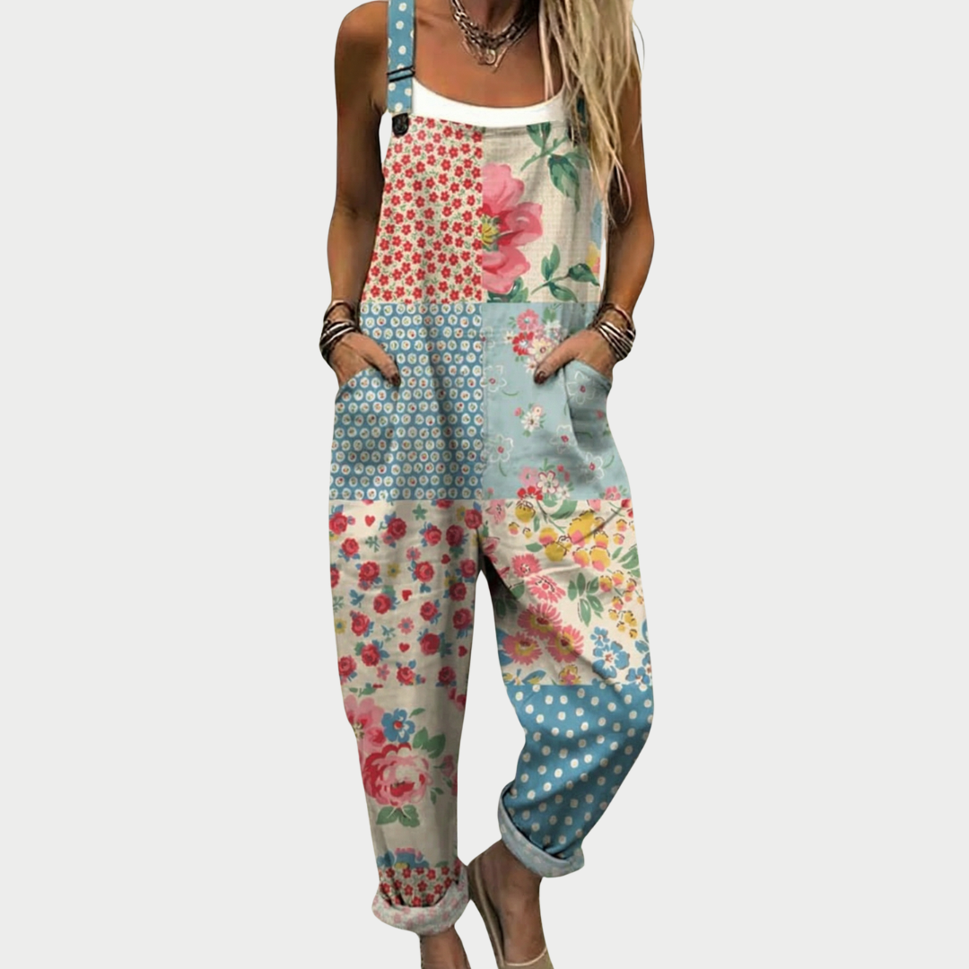 Marisette | Women's Multicolor Print Overall