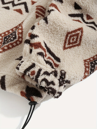 Marielle | Women's Patterned Zip Up Relaxed Fit Jacket