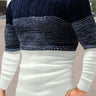 Navy & White