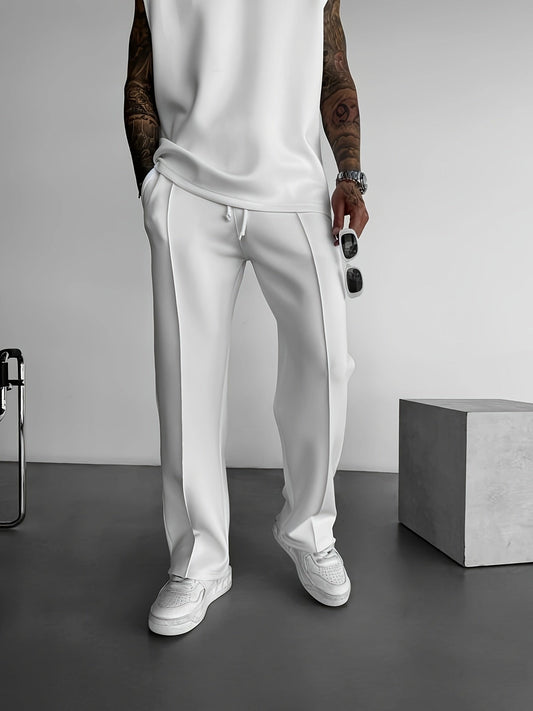 Smart pleated tailored everyday trousers for men | Ellison -1