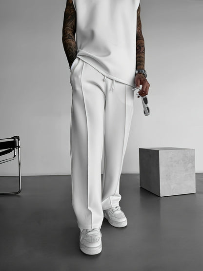Smart pleated tailored everyday trousers for men | Ellison -2