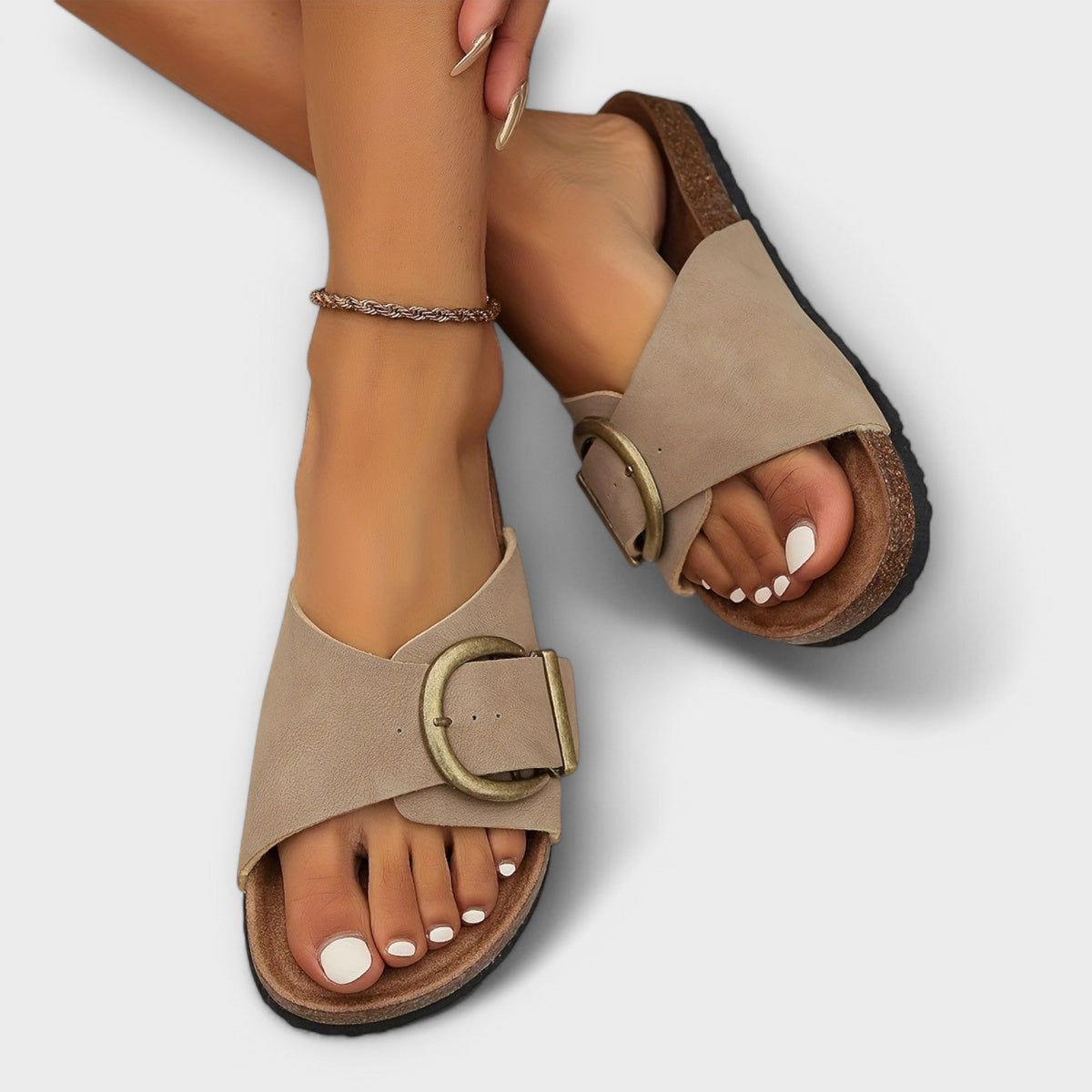 Comfortable soft-glide everyday sandals for women | Lynn -5
