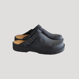 Comfortable leather slip-on clog shoes for men | Comfort -2