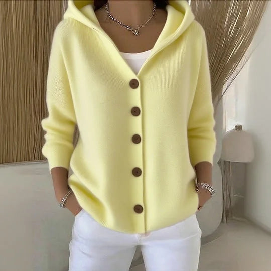 Cosy knit everyday button cardigan for women | Amelia -4