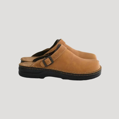 Comfortable leather slip-on clog shoes for men | Comfort -3