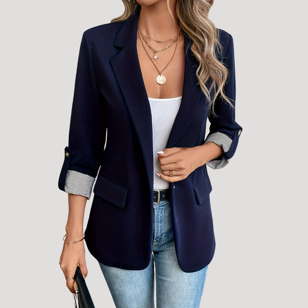 Fitted tailored smart casual blazer for women | Tailored -3