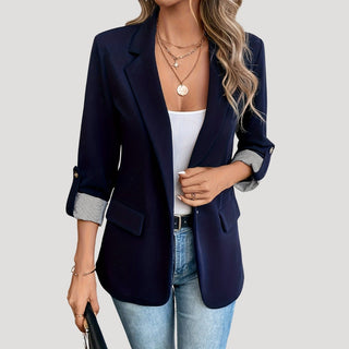 Fitted tailored smart casual blazer for women | Tailored -3