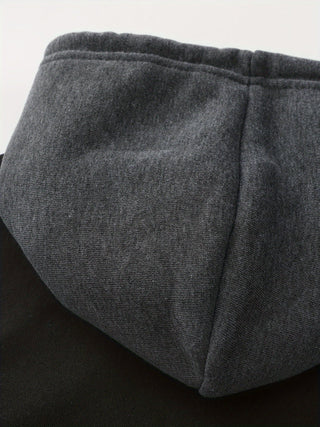 Dervan | Men's Color Block Full Zip Hooded Sweatshirt