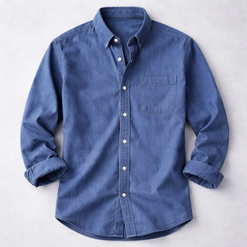 Classic oxford smart casual shirt for men | Hudson -4