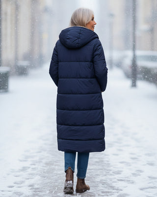 Cosy sherpa hooded winter coat for women | Eleanor -22