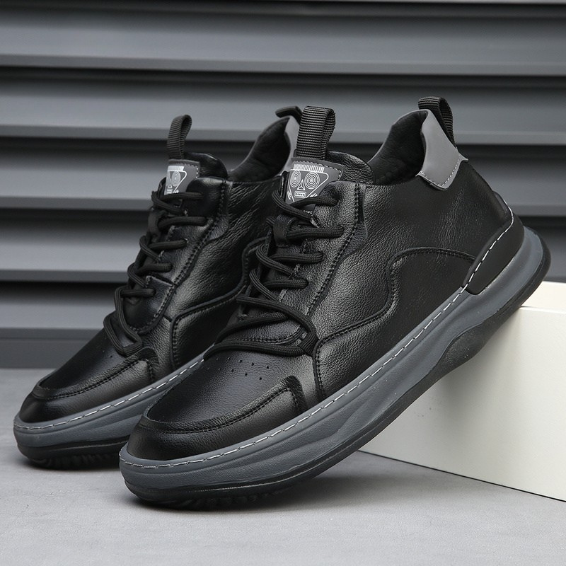 Italian genuine leather premium trainers for men | Marco Italiana -19