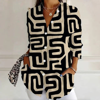 Classic vintage everyday casual blouse for women | Ellaine -6