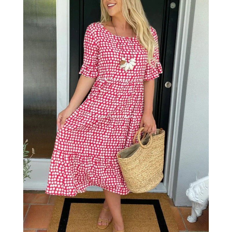 Marielle | Women's Polka Dot Midi Dress