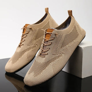 Mesh knit slip-on stretch everyday trainers for men | Airknit -8