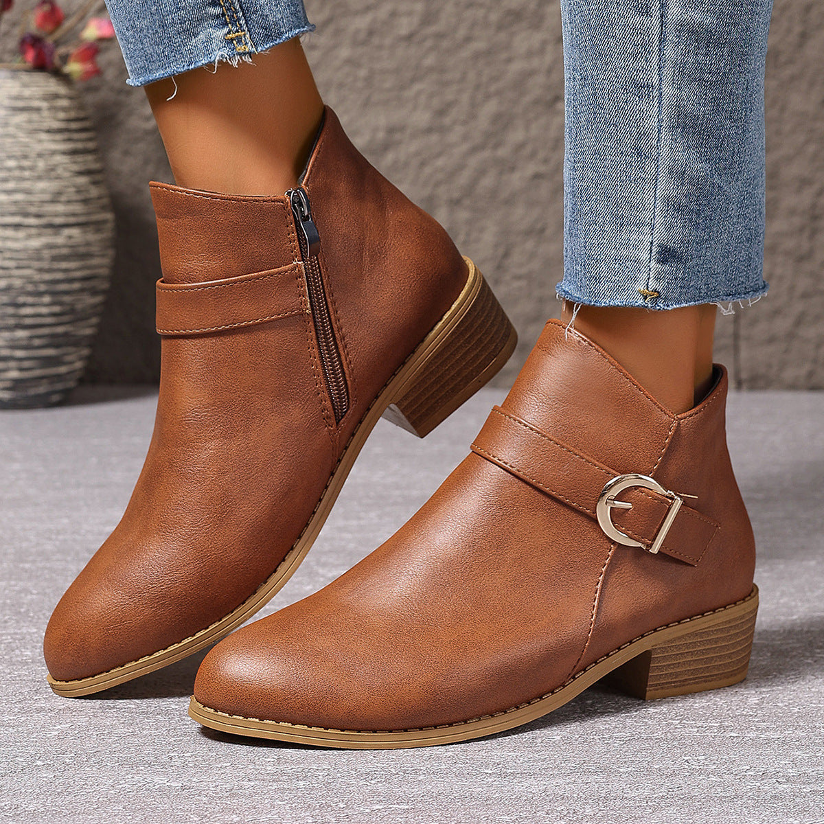 Piper | Women's Cushioned Wide Toe Ankle Boot