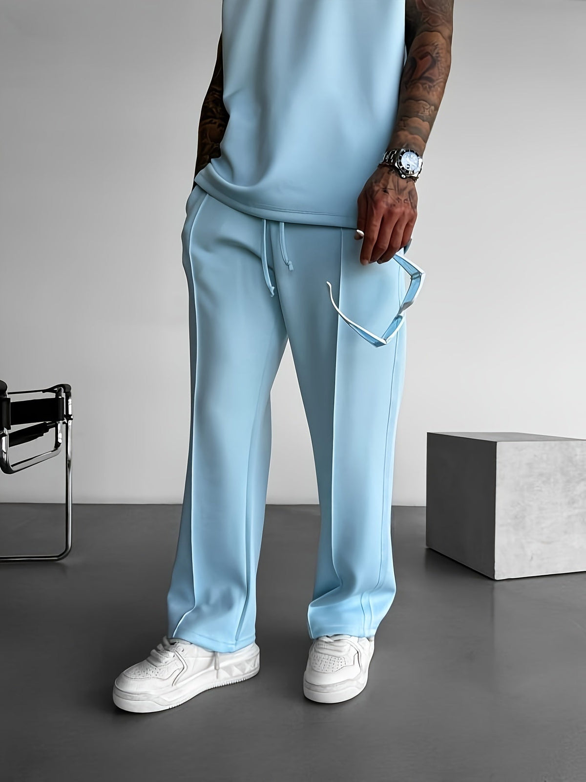 Smart pleated tailored everyday trousers for men | Ellison -19