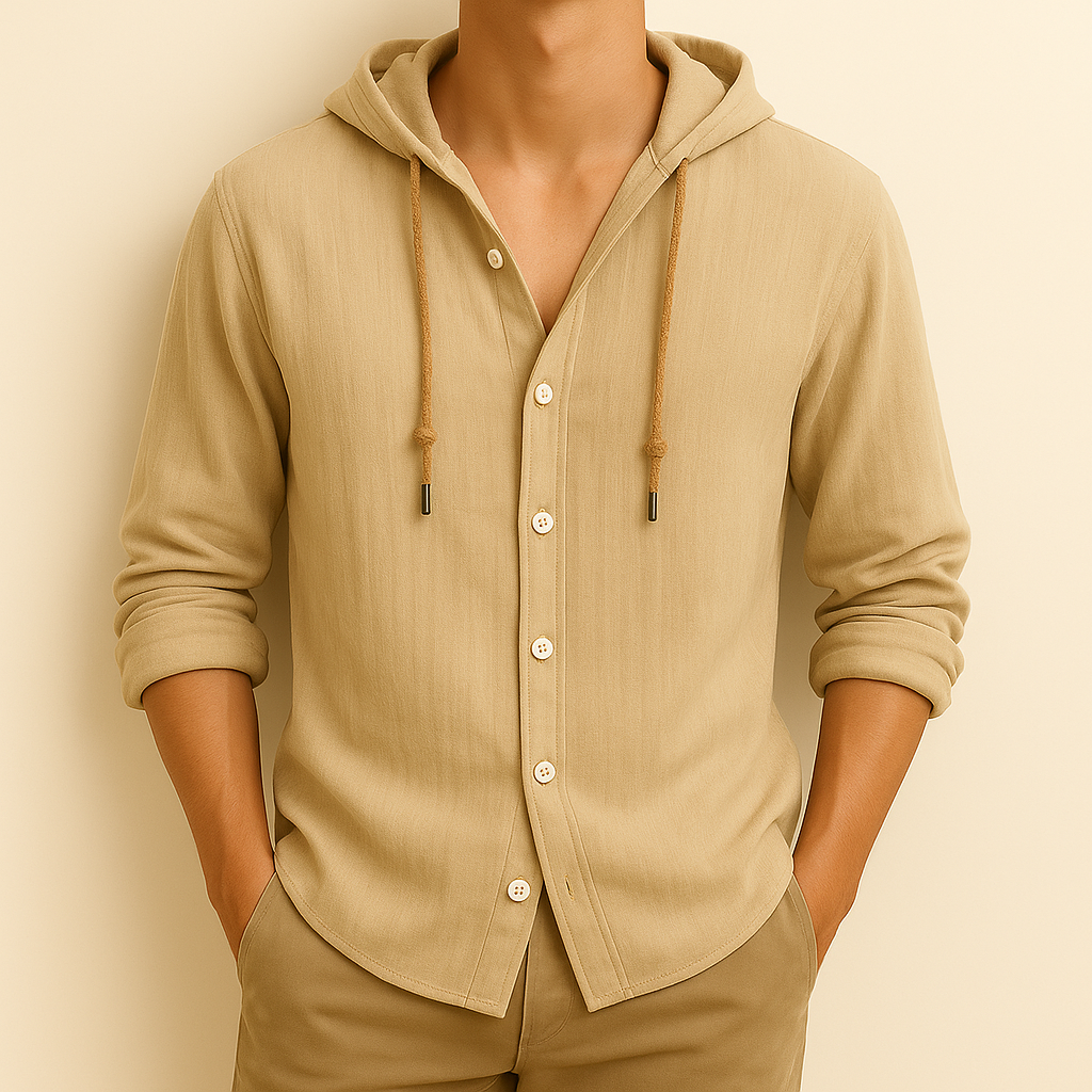 Casual hooded shirt for men | Emerson -7