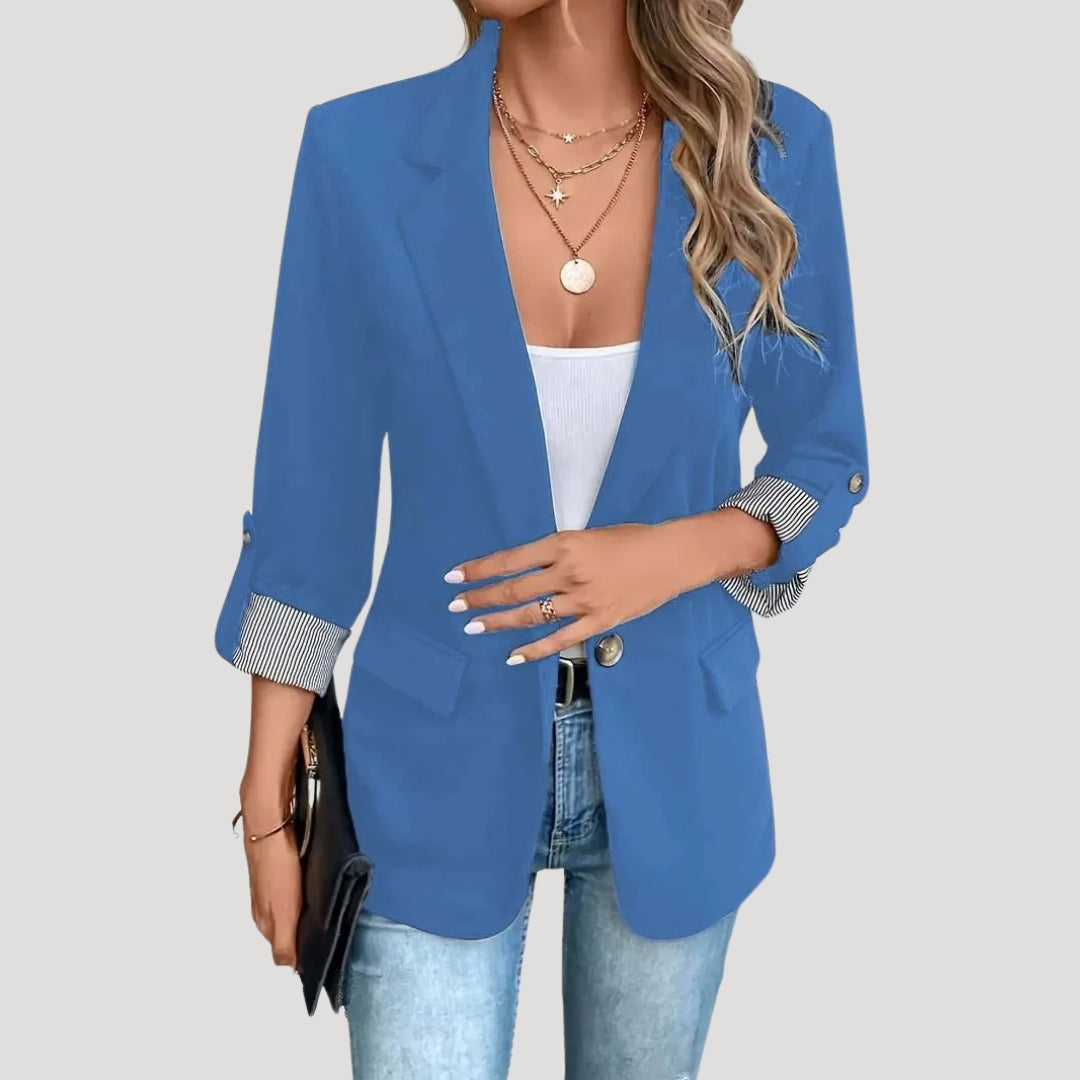 Fitted tailored smart casual blazer for women | Tailored -5