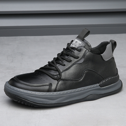 Italian genuine leather premium trainers for men | Marco Italiana -21