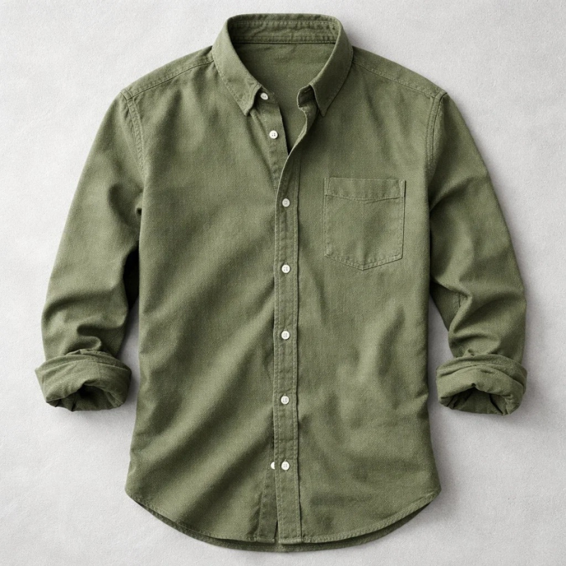 Classic oxford smart casual shirt for men | Hudson -3