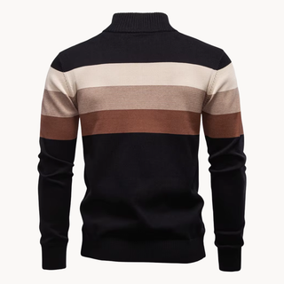 Soft quarter-zip cosy everyday jumper for men | Burk -20